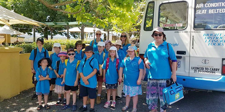 School Bus Trip with Porepunkah Vacation Care